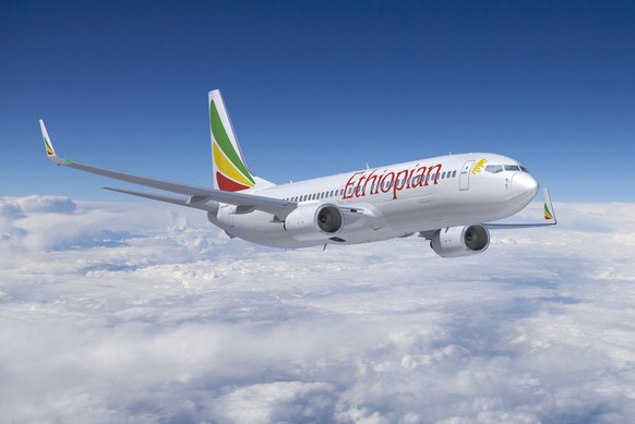 In this photo released by Boeing, an Ethiopian Airlines 737-800 is shown. An Ethiopian Airlines Boeing 737-800 plane with about 90 people on board crashed into the sea early Monday Jan. 25, 2010, shor ...