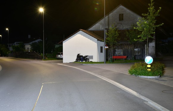 Die Unfallstelle.