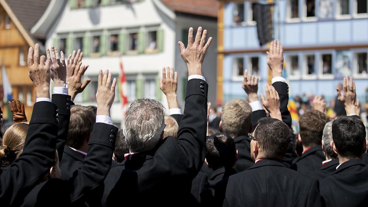 Die Appenzell Innerrhoder Landsgemeinde findet 2020 wegen der Coronakrise nicht statt (Archivbild, Landsgemeinde 2019).