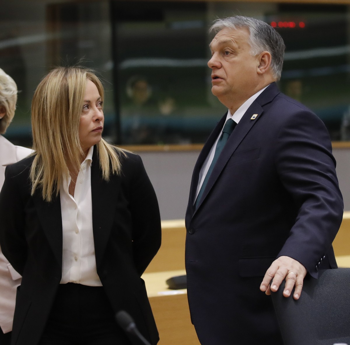 Giorgia Meloni et Viktor Orbán.