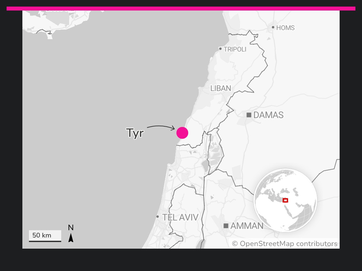 Tyr, Liban.
