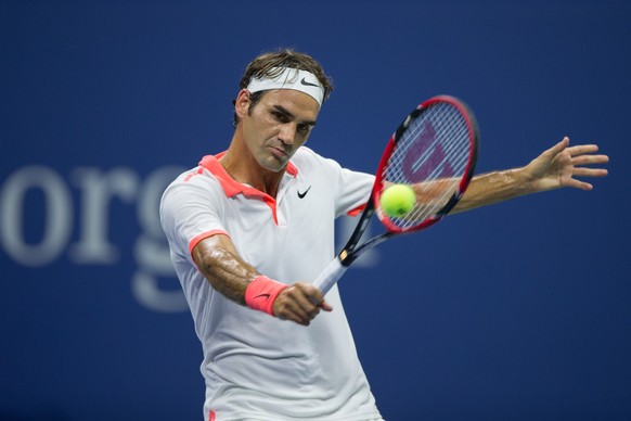 09.09.2015; New York; Flushing Meadows; Tennis - US Open 2015;
Roger Federer (SUI)
(Manuela Davies/freshfocus)