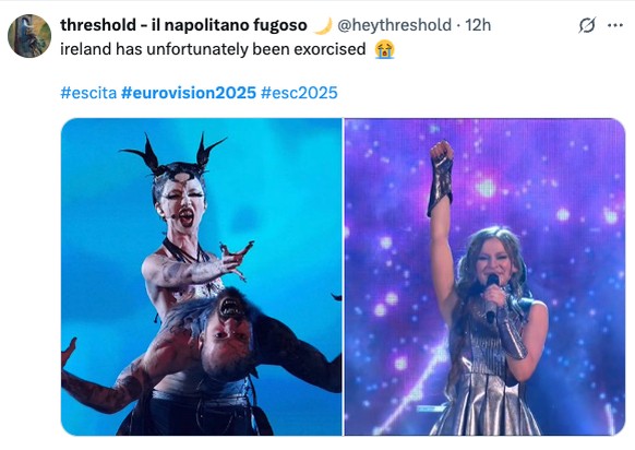 eurovision 2. halbfinale 2025 irland