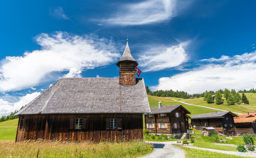 Obermutten Kirche, Bild: Shutterstock