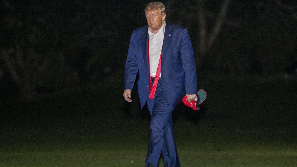 Donald Trump kehrt 2020 nach einem missglückten Rally in Oklahoma ins Weisse Haus zurück.