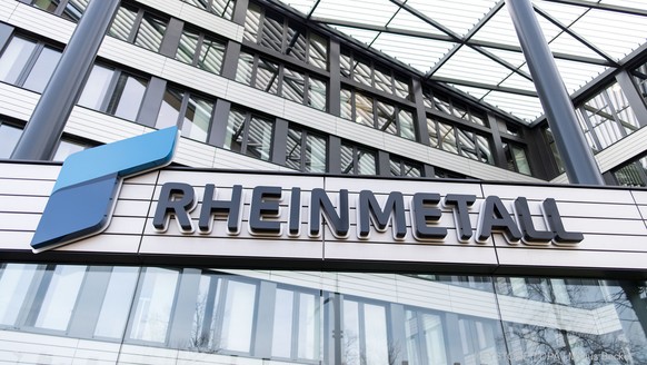 March 15, 2018, North Rhine-Westphalia, Düsseldorf: Rheinmetall AG headquarters.  Photo: Marius Becker/dpa +++ dpa picture radio +++ (KEYSTONE/DPA/Marius Becker)