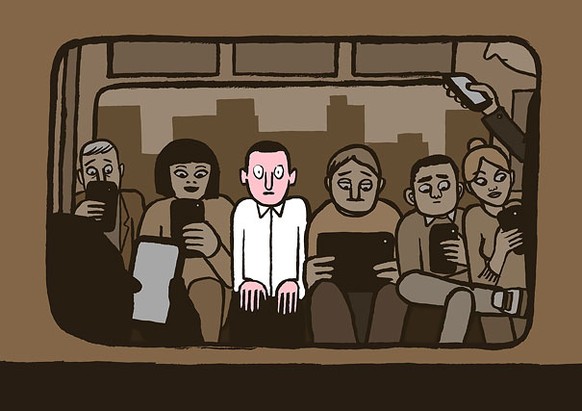 Vom französischen Künstler Jean Jullien.