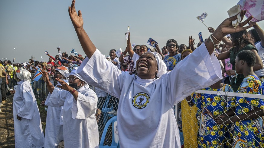 One million faithful celebrate Pope Francis at the XXL Mass in Kinshasa – the photos One million faithful celebrate Pope Francis at the XXL Mass in Kinshasa – the photos