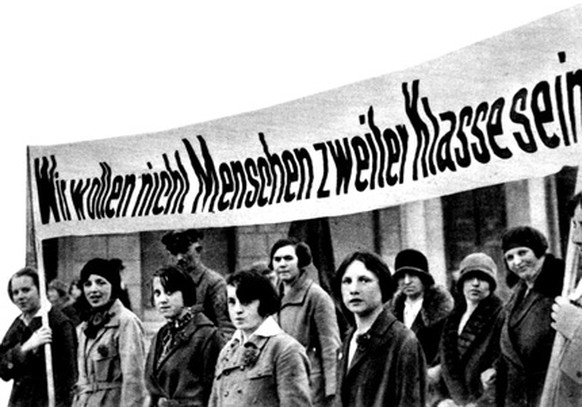 Frauenproteste in Wien.