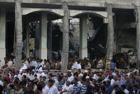 In der zerbombten Stadt Gaza ist niemandem zum Feiern zumute.