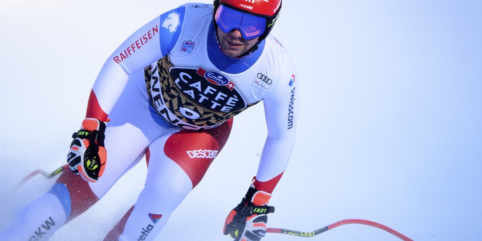 Beat Feuz bei der letztjährigen Lauberhorn-Abfahrt in Wengen.