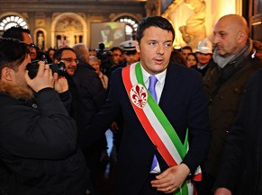 Matteo Renzi amtet seit 2009 als Bürgermeister von Florenz.
