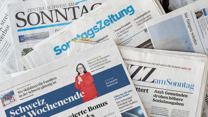 Teaserbild &quot;Das schreiben die Sonntagszeitungen&quot; Sonntag, Sonntagszeitung, Sonntags Zeitung, Schweiz am Wochenende