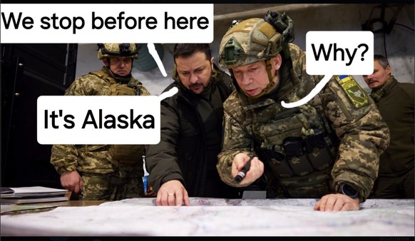 Meme zum Ukraine-Vorstoss nach Russland.
