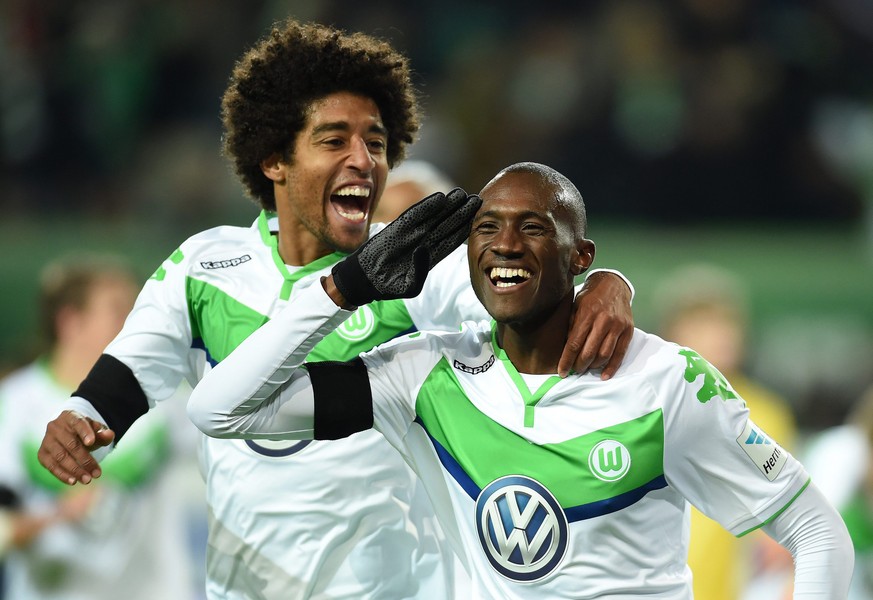 Wolfsburg mit Dante und&nbsp;Guilavogui hat viel zu lachen: Bremen wird gleich mit 6:0 nach Hause geschickt.&nbsp;