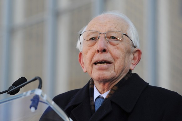 NY: World Trade Center Tower 4 Is First To Open Fumihiko Maki, who designed Four World Trade Center, attends the opening ceremony of the building, the first tower to open at the original site of the W ...