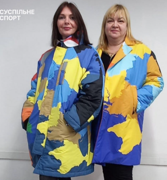 Mit dieser Uniform wollte die Ukraine an den Paralympics antreten.