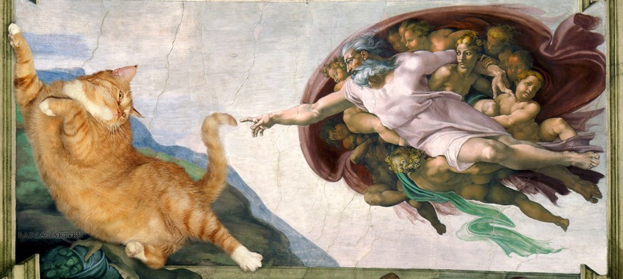Michelangelos Gemälde «Die Erschaffung Adams» zeigt immerhin die Halbwahrheit.&nbsp;