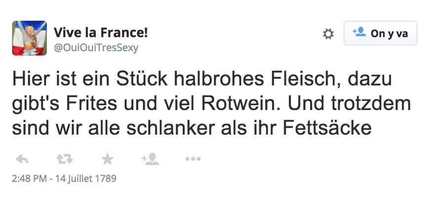 fake food tweets frankreich