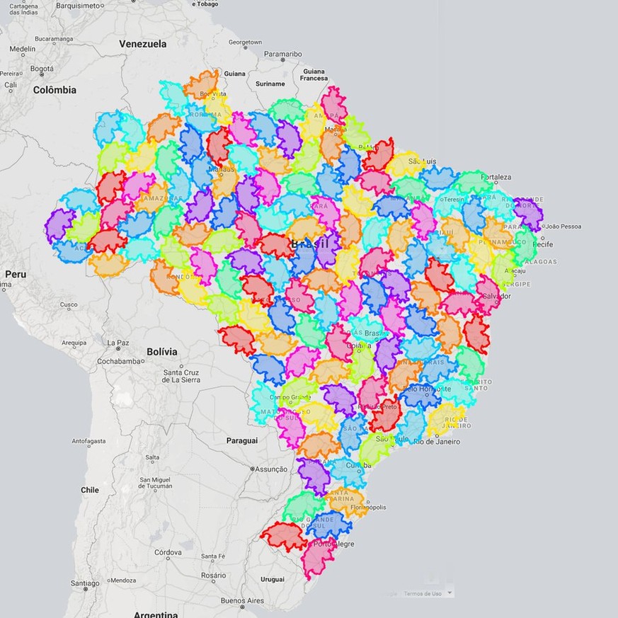 Karte: Schweiz Brasilien