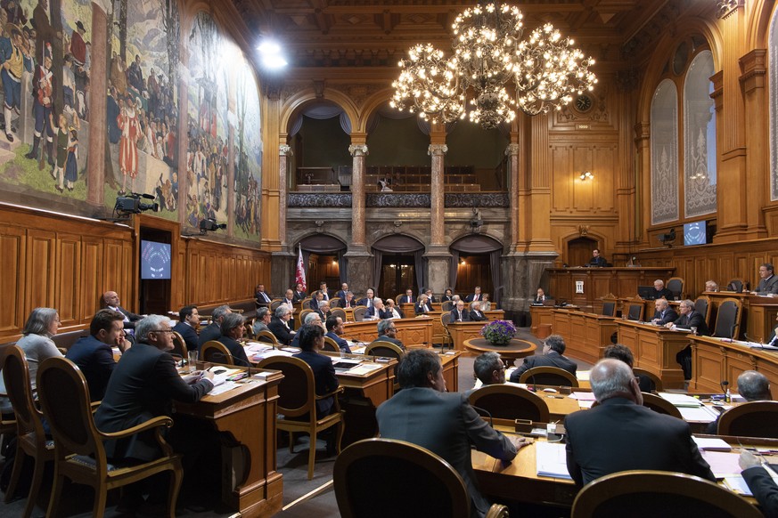 Staenderaete debattieren waehrend der Fruehlingssession der Eidgenoessischen Raete, am Montag, 11. Maerz 2019 im Staenderat in Bern. (KEYSTONE/Anthony Anex)