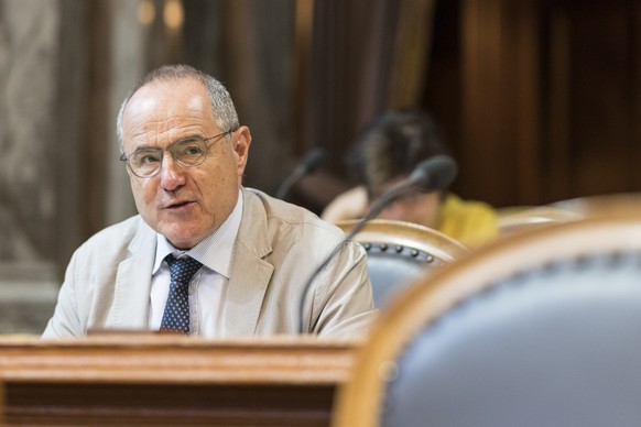 Claude Janiak, SP-BL, spricht zur Kleinen Kammer an der Herbstsession der Eidgenoessischen Raete, am Mittwoch, 12. September 2018 im Staenderat in Bern. (KEYSTONE/Alessandro della Valle)