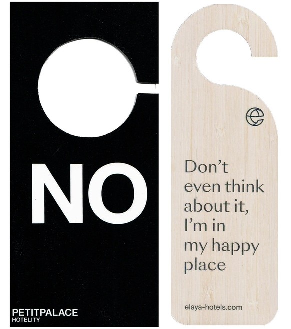 "Do Not Disturb” signs from hotels around the world, painstakingly put together by collector Eduardo Flores of Turin, Italy.
https://www.flickr.com/photos/11068524@N04/