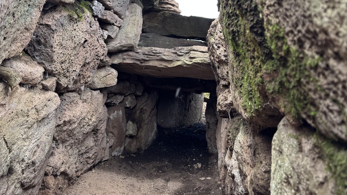 https://sabapca.cultura.gov.it/notizie-ed-eventi/news/bortigali-scoperta-una-tomba-dei-giganti-nellarea-archeologica-di-carrarzu-iddia/
Sardinien , Carrarzu Iddia bei Bortigali , Grab der Riesen