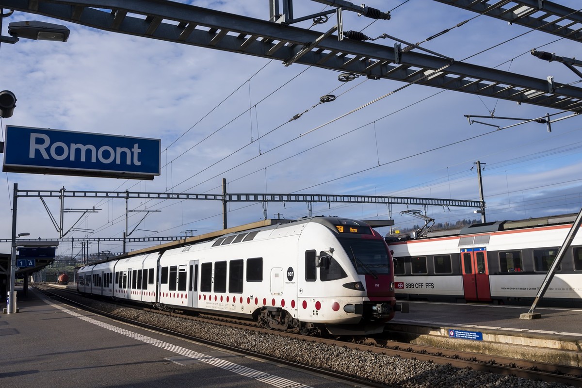 Le trafic ferroviaire est interrompu ce matin entre Vauderens et Romont (FR).