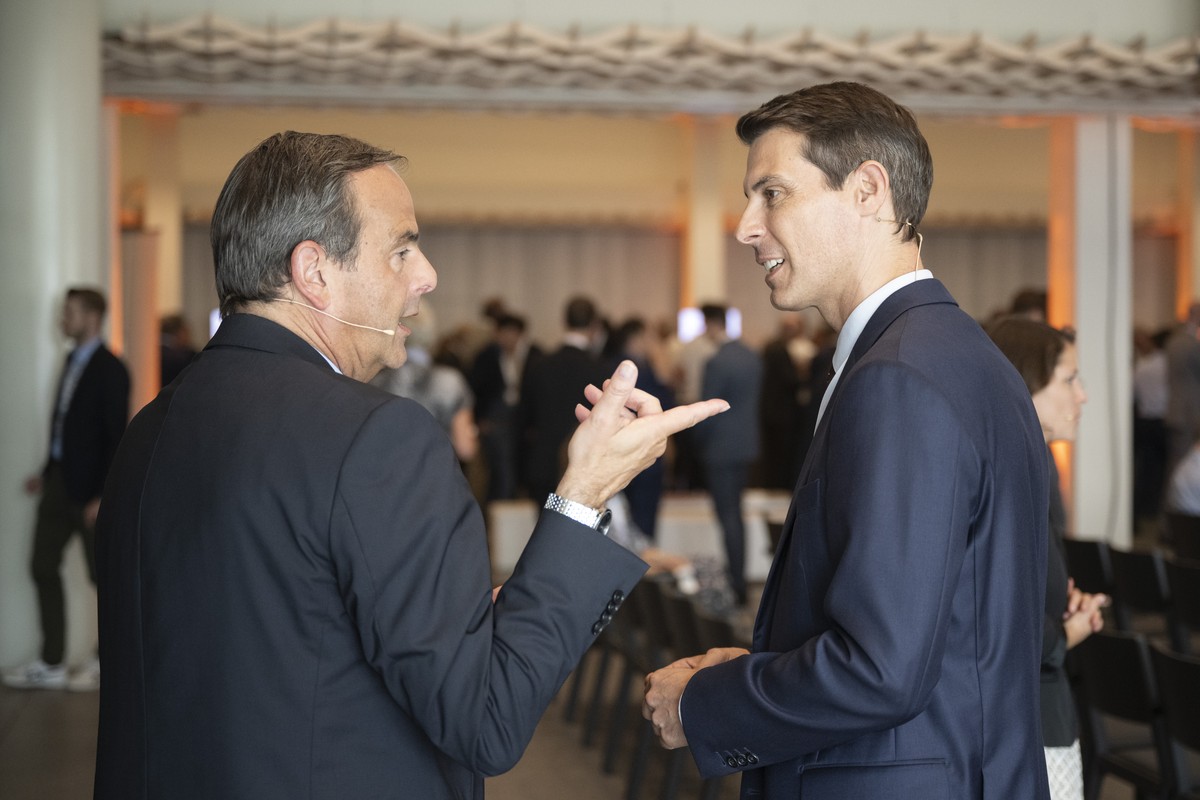 Gerhard Pfister et Thierry Burkart.