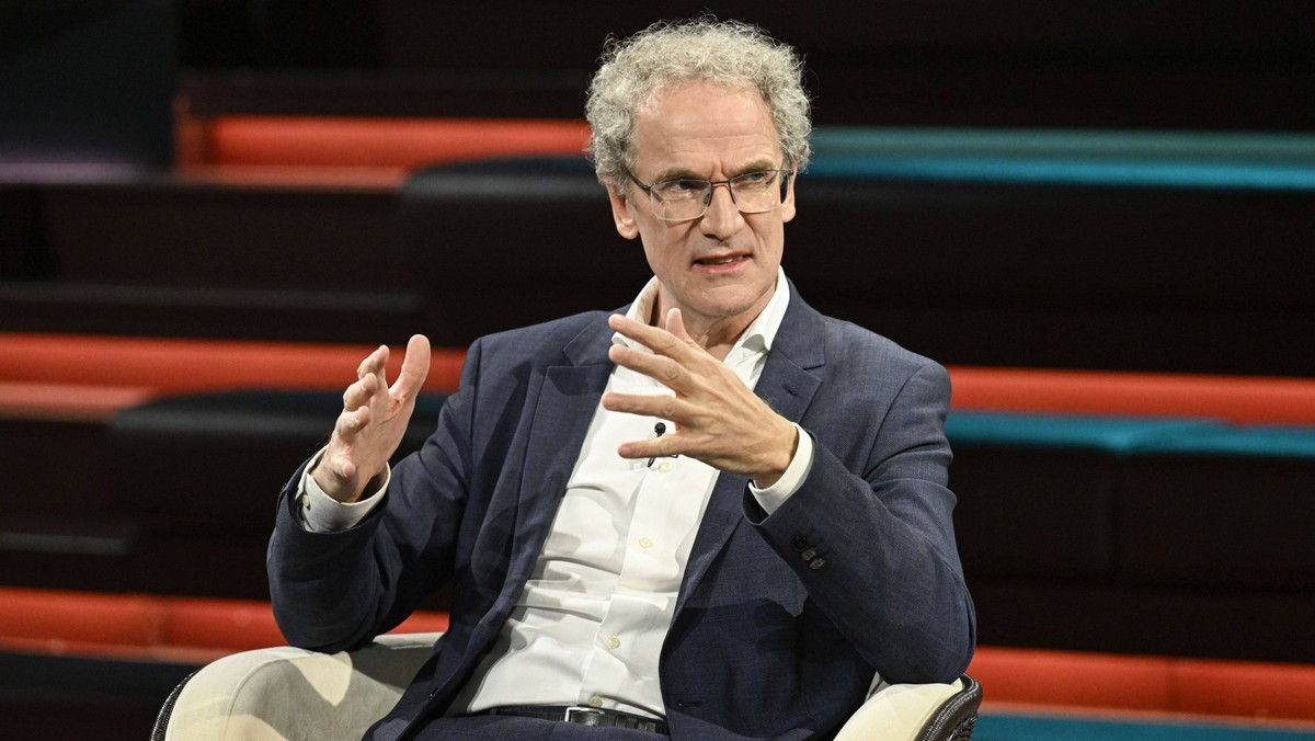 Dirk Oschmann Publizist 10/26 her Dirk Oschmann am 21. Oktober 2026 in Markus Lanz , ZDF Aufzeichnung vom 13. Oktober TV Fernsehen Talkshow Talk Show Deutschland deutsch deutscher Mann Autor Germanist ...