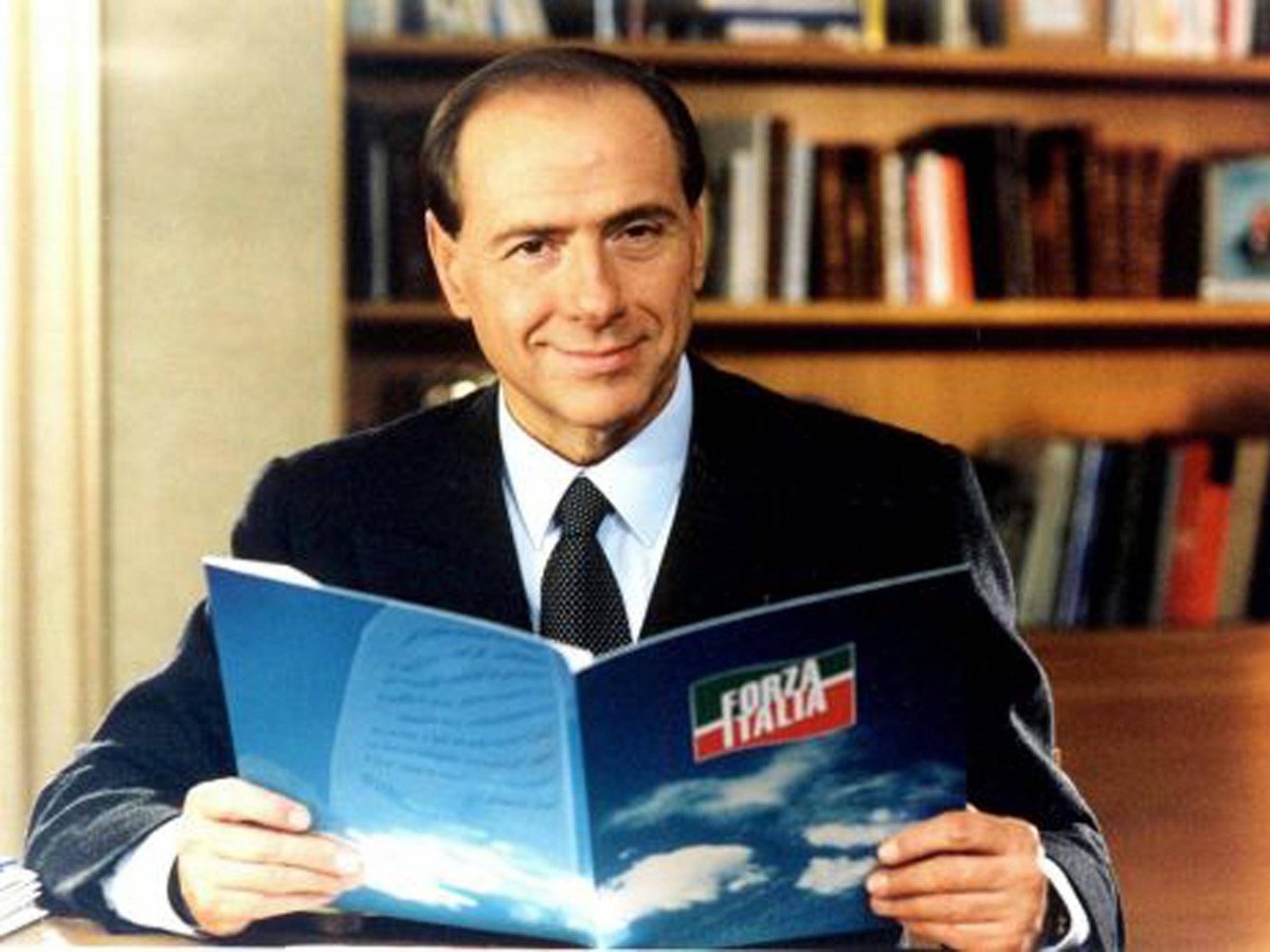 Berlusconi Wahlkampf 1994.