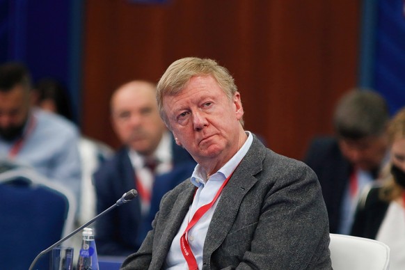 June 3, 2021, Saint Petersburg, Russia: Anatoliy Chubais, Special Representative of the President of the Russian Federation for relations with international organizations to achieve sustainable develo ...
