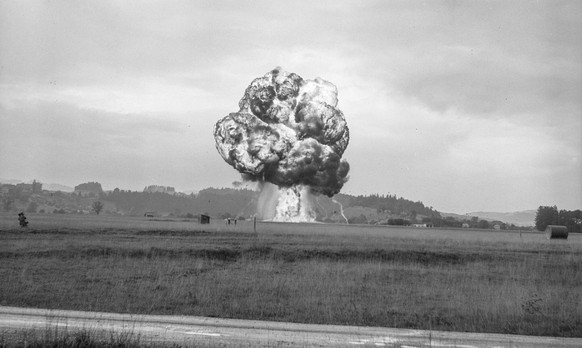 atombombenattrape bern 1956 übung