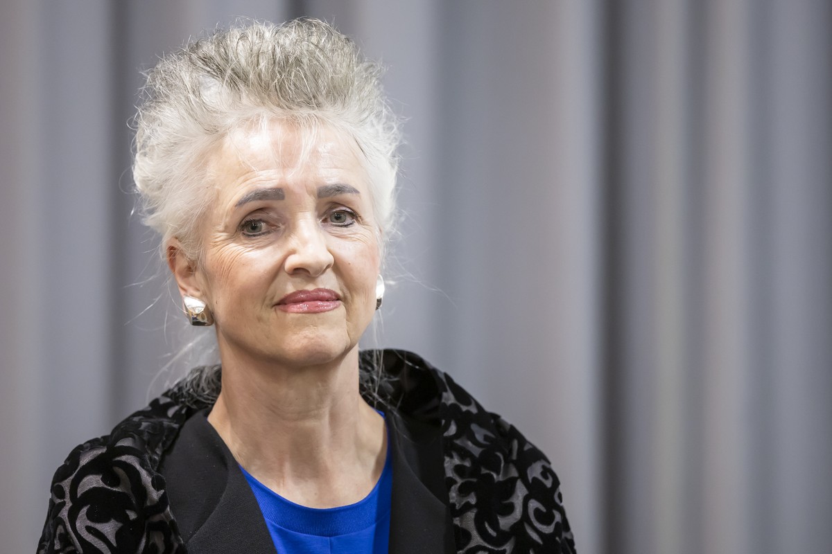 Regierungsraetin Carmen Walker Spaeh spricht an einer Podiumsdiskussion, am Montag, 16. Januar 2023 in Zuerich. (KEYSTONE/Michael Buholzer)