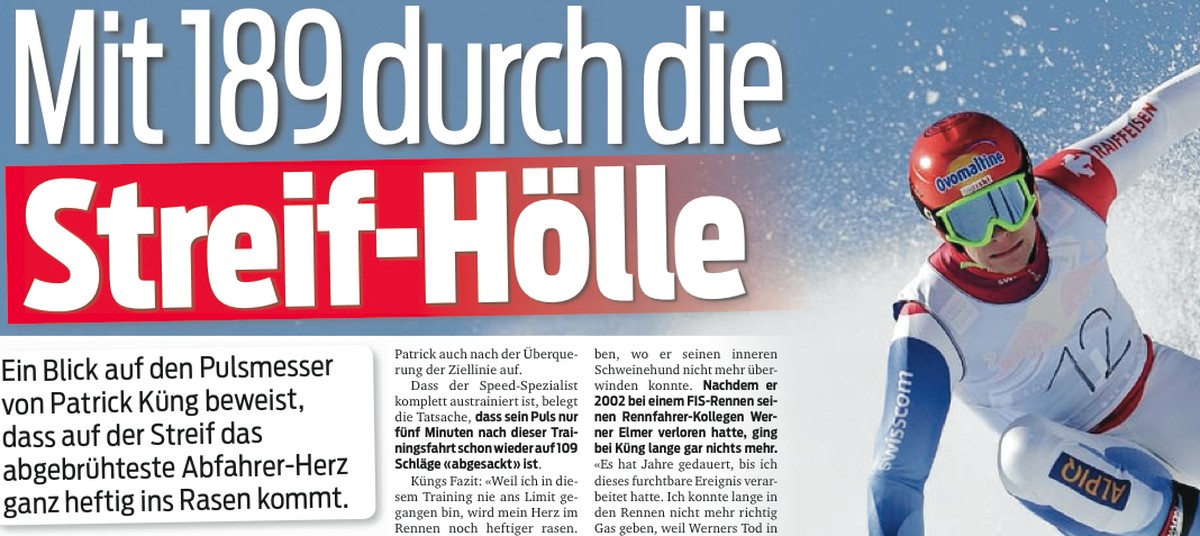 Ski Kitzbühel Streif Hahnenkamm Küng Blick