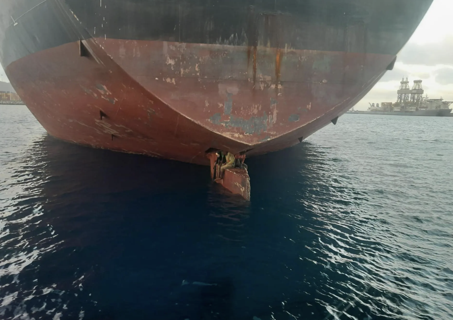 The image of the three stowaways going around the world.