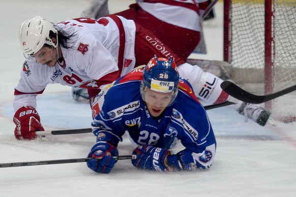 Die ZSC Lions mussten gegen Lausanne auch im zweiten und dritten Drittel untendurch.