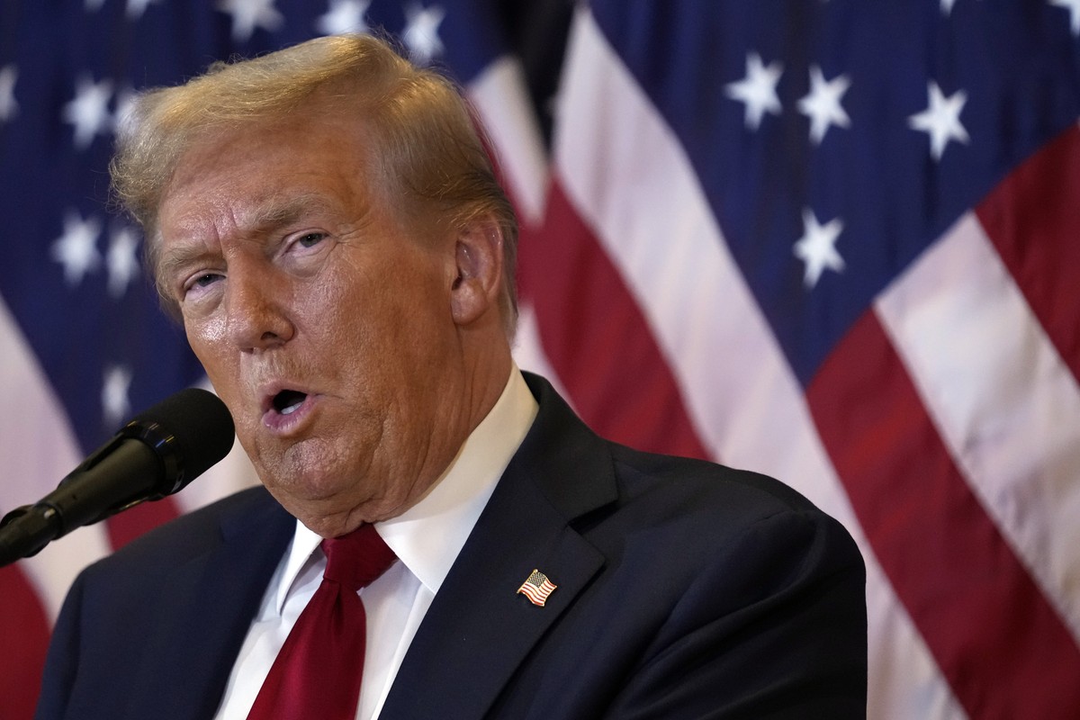 Republican presidential nominee former President Donald Trump speaks at Trump Tower in New York, Thursday, Sept. 26, 2024. (Seth Wenig)
Donald Trump