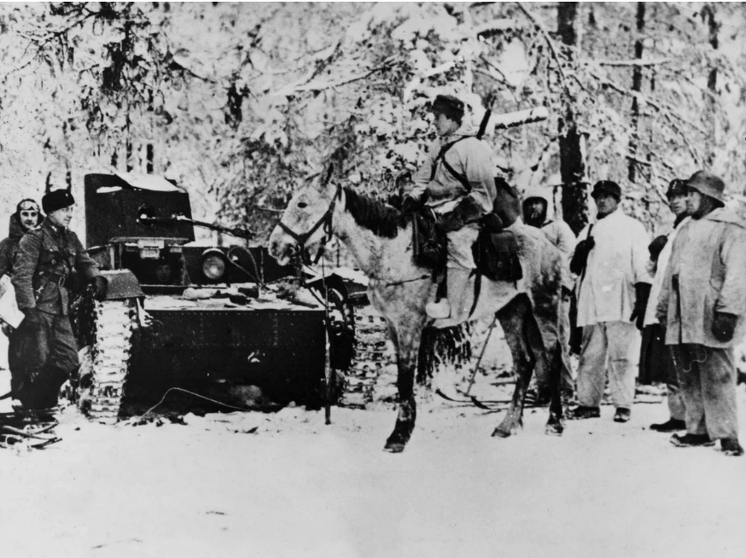 1940, sowjetisch-finnischer Winterkrieg: Finnland gelang es, den Angriff der Sowjetunion abzuwehren. (Quelle: imago stock&amp;people/imago images)
