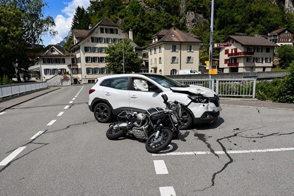 Unfall Gotthardstrasse Amsteg