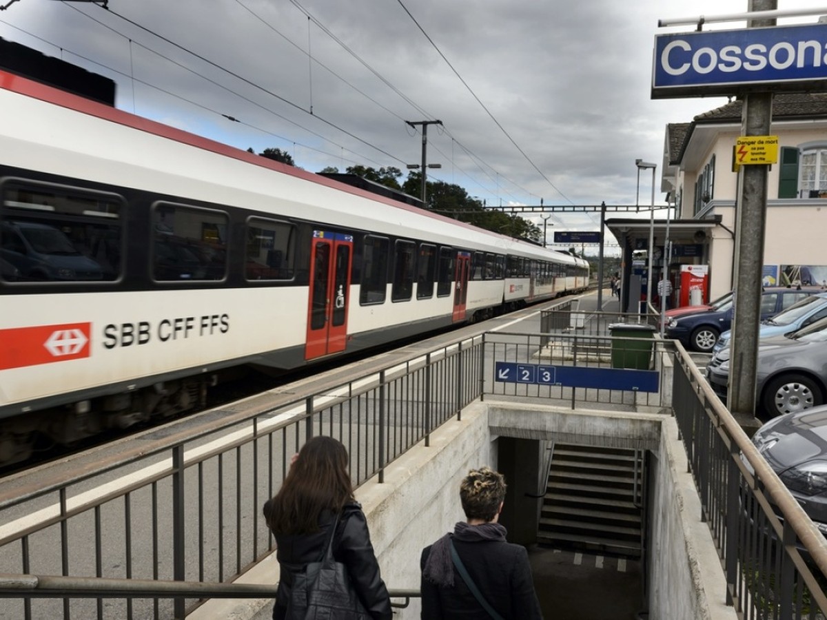 La gare de Cossonay (VD) a