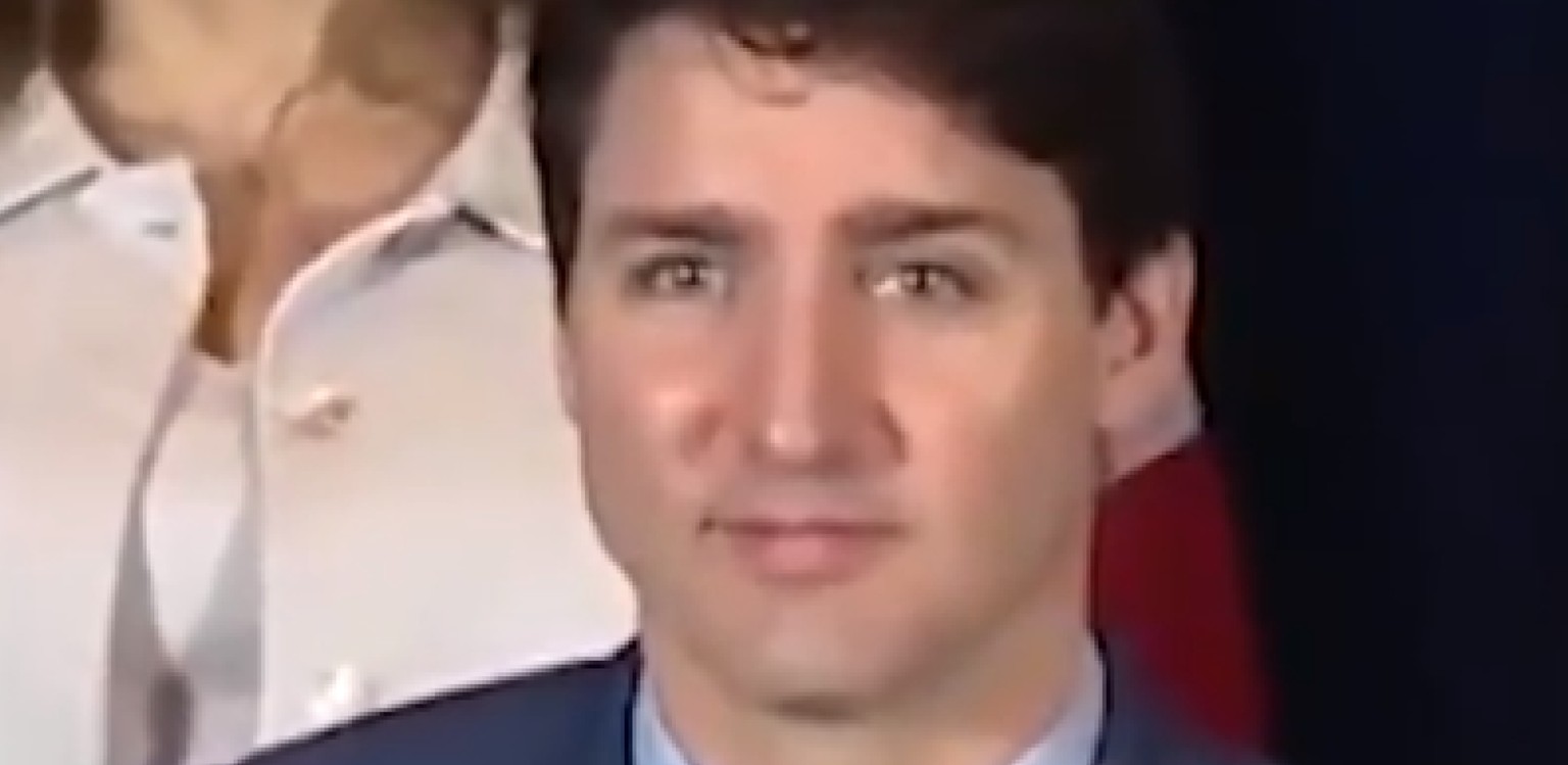 Kanadas Premierminister Justin Trudeau. Wir wüssten nur zu gerne, was er in diesem Moment gerade denkt.
