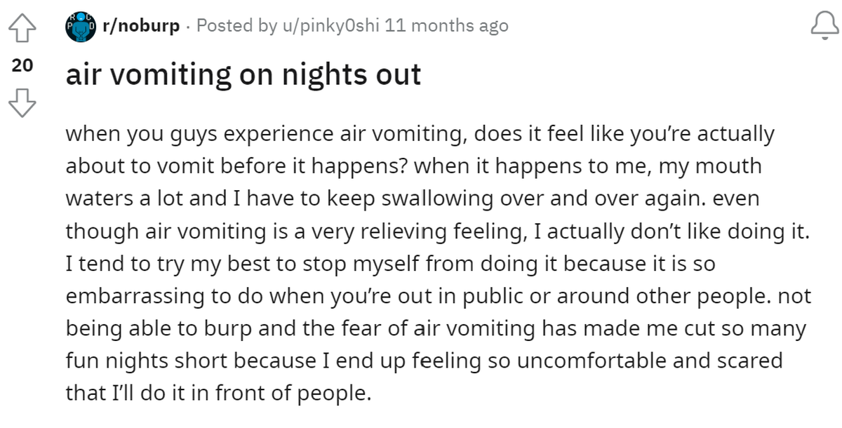 R-CPD and airvomiting