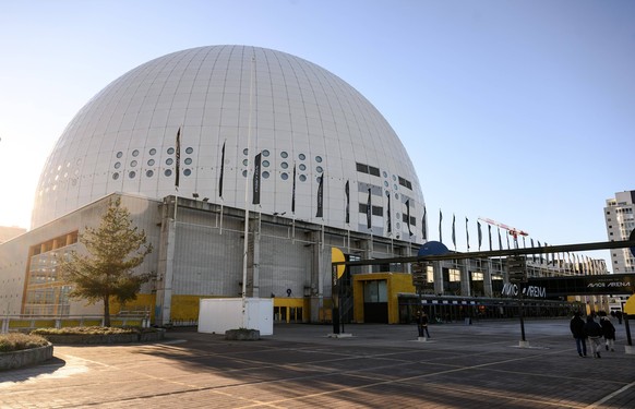 251116 Avicii Arena ahead of the NHL, Eishockey Herren, USA game between Nashville Predators and Pittsburgh Penguins on November 16, 2025 in Stockholm. Photo: Simon Hastegard / BILDBYRAN / kod SH / SH ...