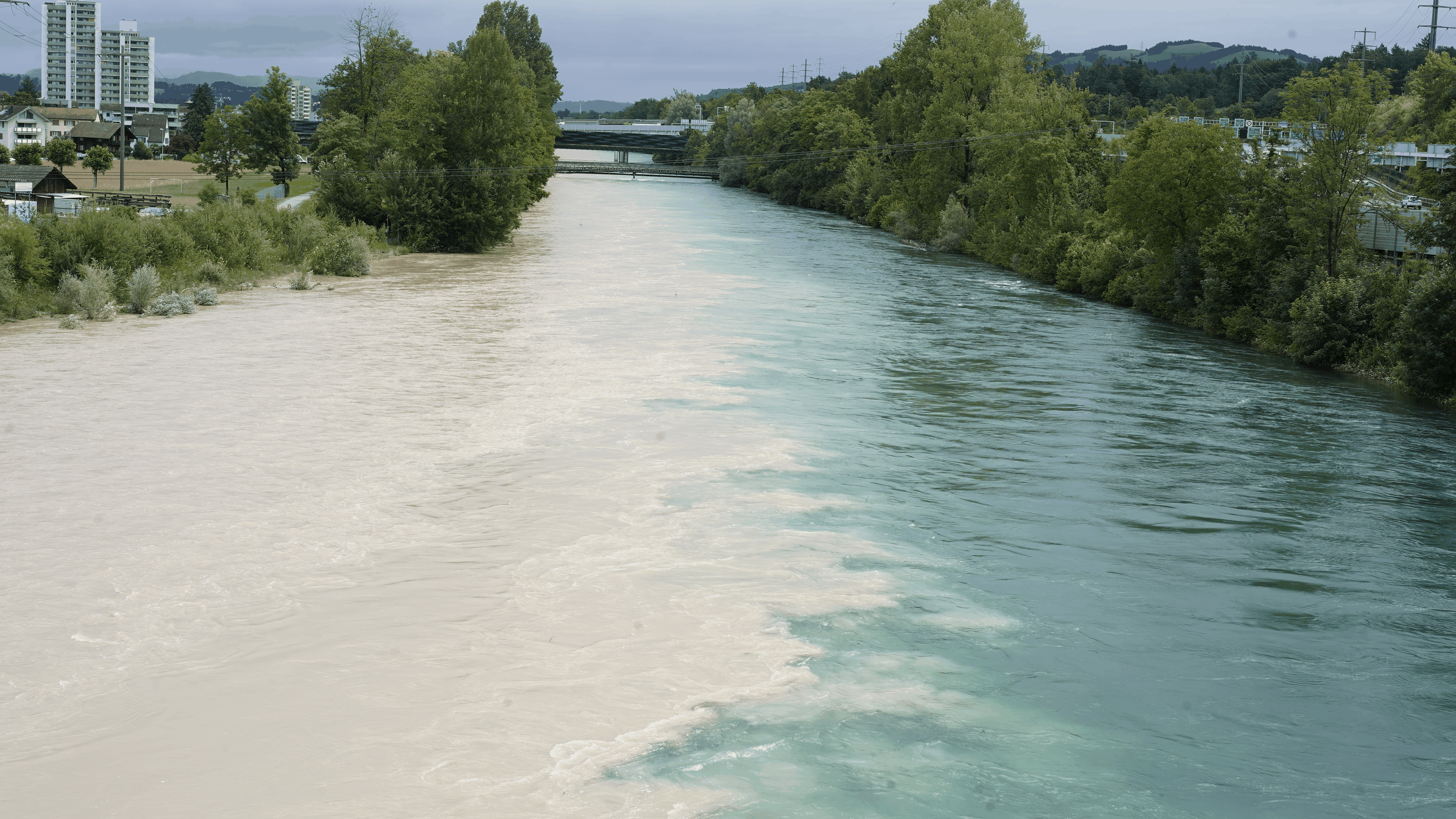 reuss, kleine emme, hochwasser