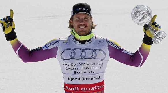 Jansrud gewinnt nach der Kristallkugel für die Abfahrts-Wertung auch jene für die Super-G-Wertung.