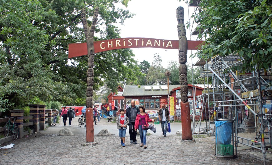 Der Tourismus ist die Haupteinnahmequelle von Christiania.&nbsp;