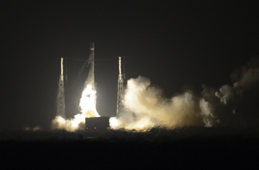 «Falcon 9» beim Start Anfang Dezember 2015.