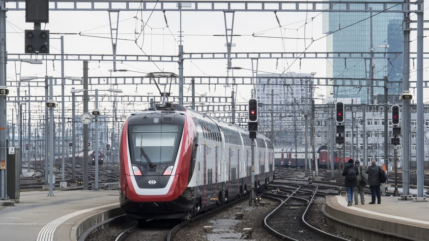 ARCHIVBILD ZUM EINSATZ DER NEUEN DOPPELSTOCKZUEGE DER SBB AUF DER OST-WEST-ACHSE AB DEM FAHRPLANWECHSEL VOM 9. DEZEMBER, AM MONTAG, 19. NOVEMBER 2018 - Der neue Fernverkehr-Doppelstockzug der SBB &quo ...